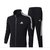 Adidas阿迪达斯运动套装男装 2016秋冬季新款训练跑步针织透气休闲夹克长裤 0910(黑色 XL)