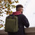 英国KNOMO JAMES新型手提商务双肩包15寸公文包手提双肩背包男包(军绿色)