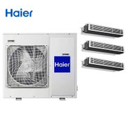海尔(Haier)一级冷暖变频4匹RFC100MXSAVA(G)一拖三套机中央空调多联机（含三台185mm超薄风管机）