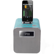 RSR DS431 ipod/iphone/ipad 专用桌面音箱 (iPod/iPhone苹果音响播放 USB借口 收音接口）（蓝色）