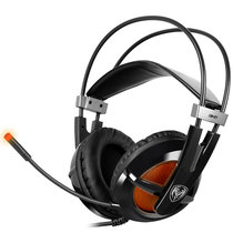 硕美科（SOMIC） G938 头戴式电脑耳麦 7.1声效游戏耳机 带线控 佩戴舒适 黑色