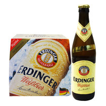 德国原装进口Erdinger艾丁格小麦白啤酒500ML*12瓶装整箱 爱尔丁格精酿(12瓶装【整箱，带原箱】)
