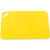 西派珂/CMCPACK 方形圆角塑料菜板侧把手多彩PE砧板定制面板(黄色 规格400*300*13)第2张高清大图