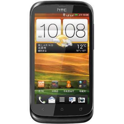 HTC T328w手机联通定制机（惊艳黑）（Android 4.0 系统！4.0英寸屏幕！全场景Beats音效！双卡双待！）