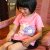 cf1992童装 女童夏装2012 亲子装母女 草莓 短袖T恤 10001401(浅粉红 90)