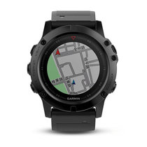 Garmin佳明fenix5X飞耐时5户外GPS血氧NFC心率登山地图手表(黑色DLC蓝宝石)