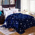 卡贝纶毛毯法兰绒毯床单加厚单人双人珊瑚绒毯子学生宿舍盖毯(璀璨星空-蓝)