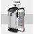新款苹果iphone6S金刚铁甲TPU+PC保护套  6plus手机壳(银色 6/6s通用（16）)