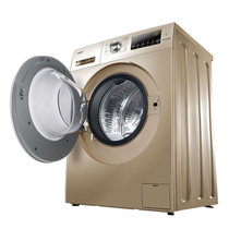 海尔滚筒洗衣机EG10014HBX39GU1 10kg大容量 纤维立体烘干 铂鐏金外观 V6蒸汽烘干 深层消毒无刷变频