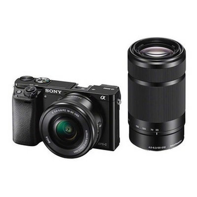 索尼 SONY A6000（16-50+55-210）双头套机 微单相机(黑色 官方标配)