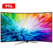 TCL彩电L65C2-CUDG  65英寸 曲面 4K超高清 64位十四核智能量子点电视机（黑）