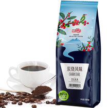 铭氏炭烧风味咖啡粉500g阿拉比卡咖啡豆研磨 法式烘焙 非速溶