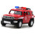 合金车模1:32仿真丰田兰德酷路泽警车消防车声光回力儿童玩具F1016(红色)
