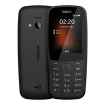 诺基亚 220新 全网通4G 老人按键老年手机 学生备用功能手机(黑色 官方标配)