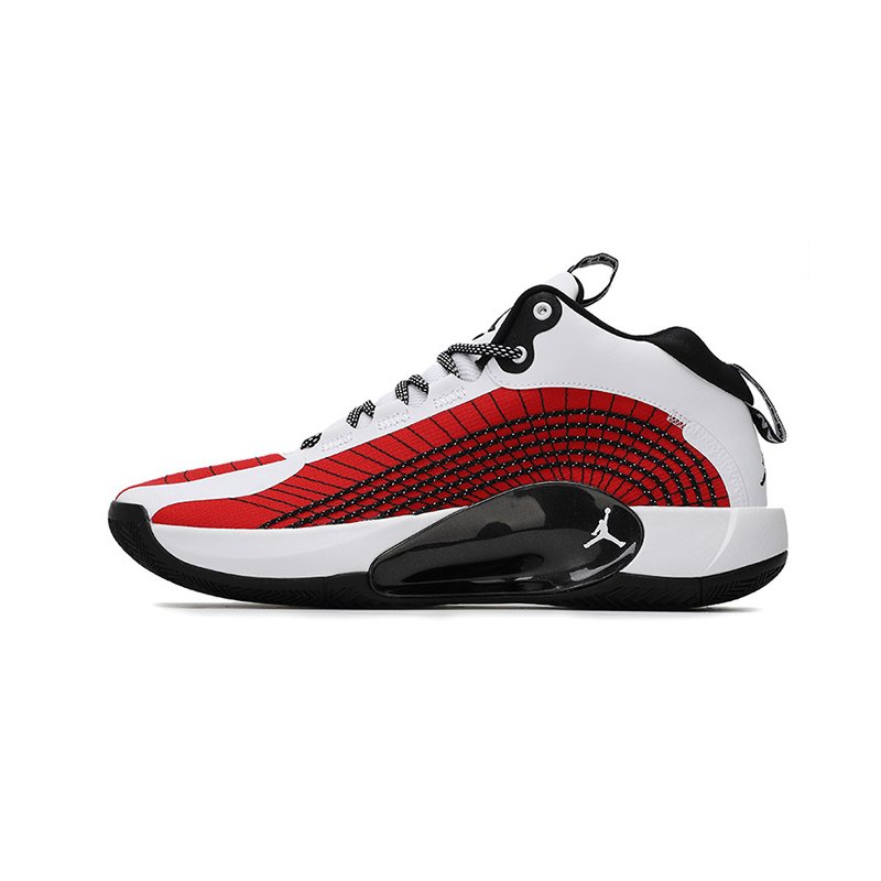 nike耐克乔丹airjordanaj35白黑红2021春季新款男子气垫运动篮球鞋