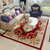 欧式客厅地毯沙发茶几房间卧室床边满铺家用长方形可机洗(红色01R 2.8*3.8米（重40斤）)