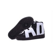 阿迪达斯 Adidas JS JEREMY SCOTT 高帮 大字母 女士 运动鞋 休闲鞋 板鞋 女鞋(黑白 39)