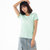 JOHLIN DREAM2021新款休闲时尚情侣空调T恤(冰绿色 XL)