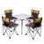 户外野营折叠桌椅套装 便携桌椅五件套休闲烧烤自驾桌椅T8806(商家自定义)