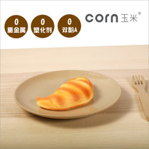 corn玉米 稻壳植物纤维水果早餐盘家用菜盘子 海盗盘1个