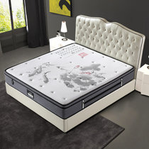 寝尚 床垫 天然乳胶床垫 独立袋装簧 记忆棉床垫 1.8米双人大床垫(白色 1500*2000)