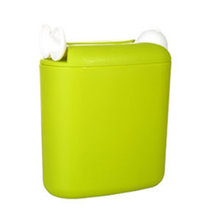 五谷杂粮密封收纳盒 塑料厨房食品储存罐 带勺子(绿色)