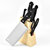 卡凡洛(Kaflo)   加厚厨房不锈钢套装八件套砍骨刀菜刀剪刀水果磨刀棒(默认 8件套刀)