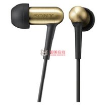 索尼 Sony XBA-100 黄铜材质  立体声耳机 入耳式耳机 金色