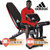 Adidas阿迪达斯多功能仰卧板哑铃凳健身椅仰卧起坐板家用健腹肌板收腹机训练器健身器材 ADBE-10238