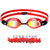 包邮正品英发泳镜专业训练比赛男女竞速型防雾镀膜游泳镜Y570AFM(多彩镀膜款-红 平光)