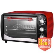 科荣（KERONG）电烤箱KR-34-14（A）-1（红黑色）（14L容量，上下单独加热，全温型烤箱）