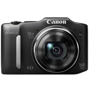 佳能（canon）PowerShotSX160IS数码相机（黑色）