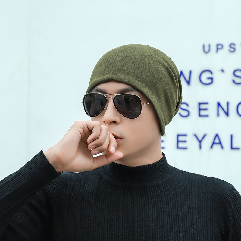suntek男士帽子睡帽男光头夏款头巾帽女透气套头包头帽夏季薄款睡觉