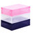 5只透明水晶塑料鞋盒短靴盒 鞋子收纳盒(粉色)