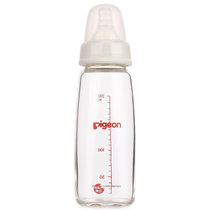 贝亲玻璃奶瓶标准口径奶瓶200mlAA86(S码奶嘴) 新生儿奶瓶