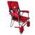 三鼎折叠式儿童安全自行车座椅宝宝电动车座椅婴儿座椅后置座椅 /雨棚(红色座椅)