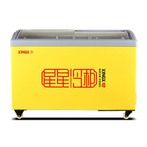 星星（XingXing）SD/SC-326SY 268升卧式单温一室冰柜 冷藏冷冻转换 弧面玻璃门 冷柜