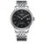 天梭(TISSOT)手表力洛克系列 T006新款80小时全自动机械时尚潮流精男表(银壳黑面银钢带罗马面)