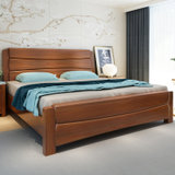 金屋藏娇 床 实木床1.5m1.8米 现代中式双人床 北欧简约双人床婚床 储物床高箱床(颜色备注 1.5米单床)