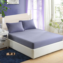 宜恋防滑床垫保护套 双人床笠床单 家用床品被单床罩(烟熏紫 床单)