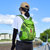 轻便背包女夏双肩旅行户外包2021新款时尚双肩包超轻运动小包旅游(绿色 15升)
