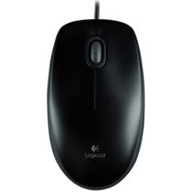 罗技(Logitech) M100r 鼠标 黑色 有线鼠标 办公鼠标 对称鼠标 大手鼠标
