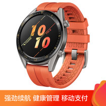 HUAWEI WATCH GT 活力款 钛灰色 华为手表 (两周续航+户外运动手表+实时心率+睡眠监测+NFC支付)橙色