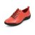 动感酷牛 女鞋2013春季 头层牛皮休闲舒适单鞋系带平跟女鞋子8901(荧光红 39)