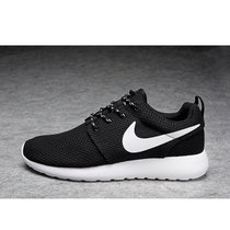 耐克Nike Roshe Run奥运伦敦黑白男女透气轻运动跑步鞋511882(黑白)