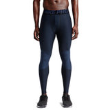 耐克男裤 PRO Hyperwarm 运动训练紧身裤弹力长裤 699970-410(黑色 2XL)