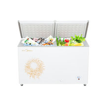 美的（Midea）BCD-269DKMA 卧式双温双室冰柜 冷藏冷冻商用冷柜 家用冰箱顶开门