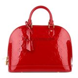 Louis Vuitton(路易威登) 红色漆皮手提包
