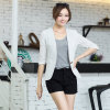 Mailljor 2014新款小西装女韩版潮小西服短款春夏修身小西装外套A116(白色 M)