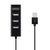 优越者（UNITEK） Y-2140 迷你型4口USB HUB集线器 长线版(黑)